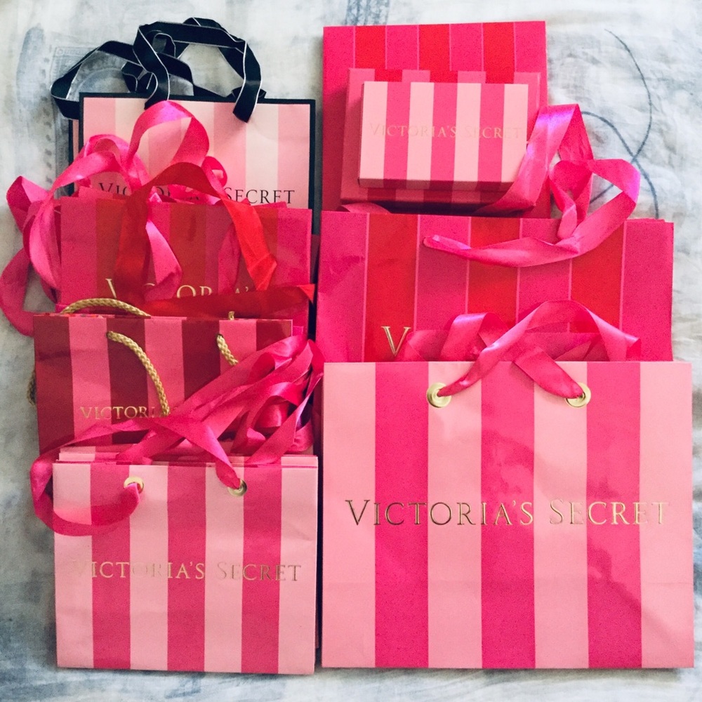Victoria’s Secret Paper Gift Bag/Box Lot